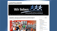 Desktop Screenshot of lauftreff-harsefeld.de