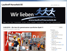 Tablet Screenshot of lauftreff-harsefeld.de